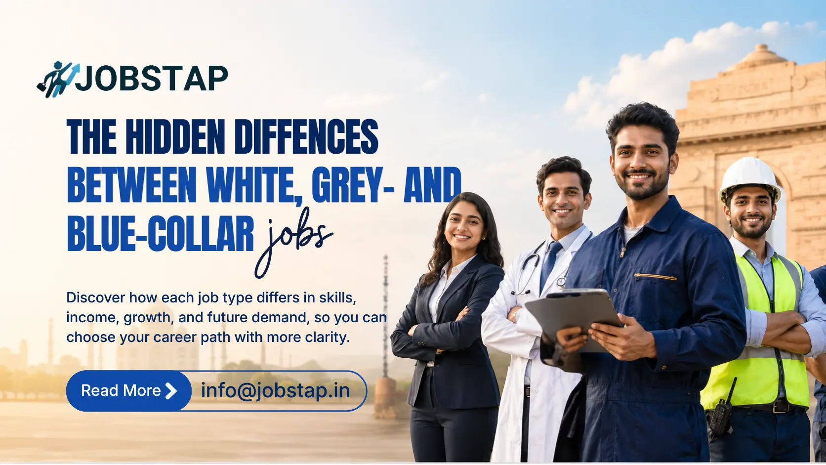 The Hidden Differences Between White-Collar, Grey-Collar, and Blue-Collar Jobs: Skills, Salaries, Career Growth, and Future Opportunities